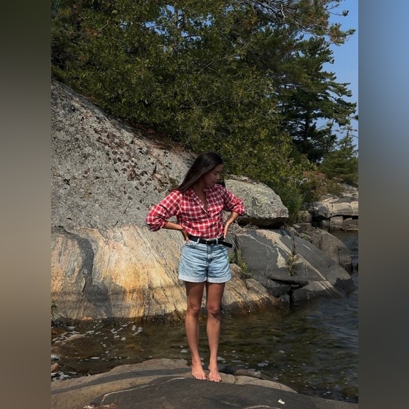 DÔEN Holde Top In Alsace Plaid | Size S | Like New - Picture 12 of 16